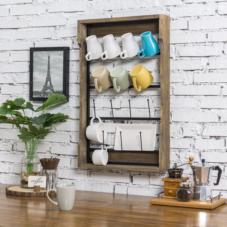 Cup rack wall hot sale